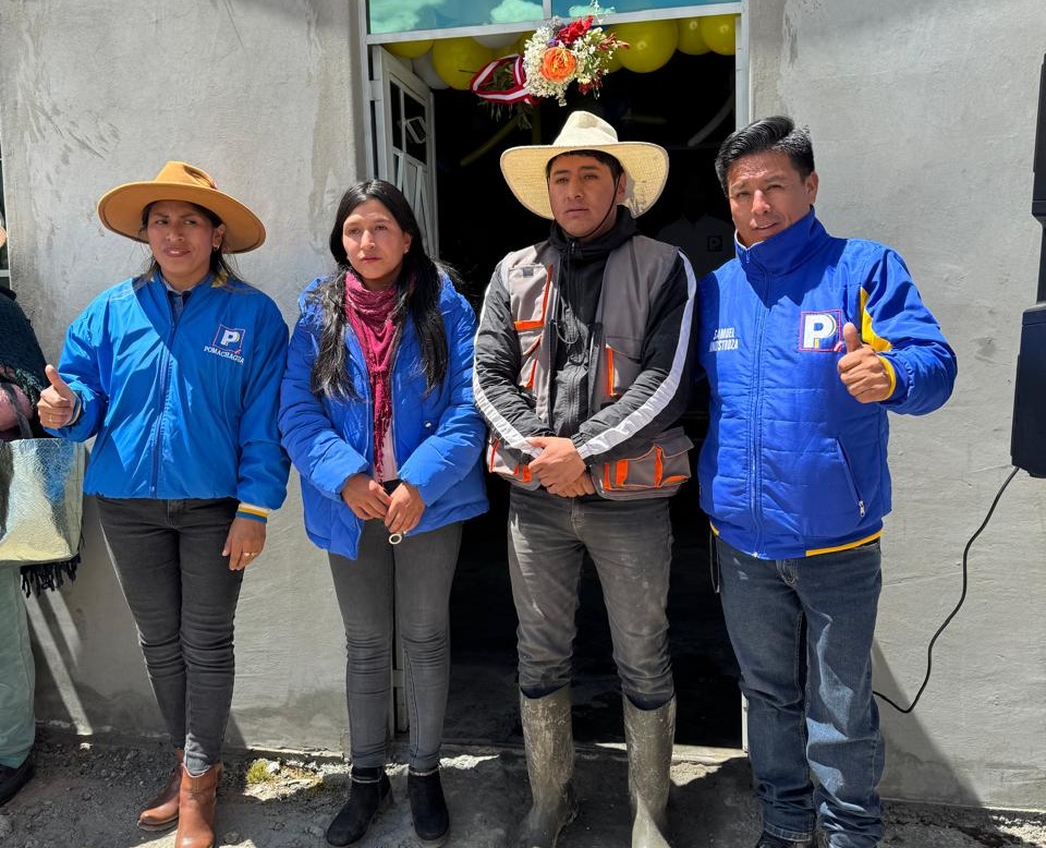 Inauguración del local de campaña de Podemos Perú en Los Andes de Pucará