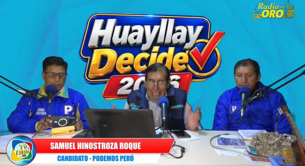 Entrevista en Radio Oro – Huayllay